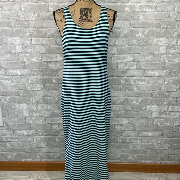 Sail to Sable Striped Tank Dress - Picture 1 of 8